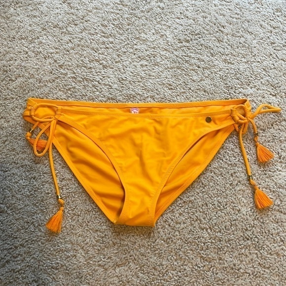 Raisins XL yellow gold XL bikini bottom with side ties - Picture 2 of 8